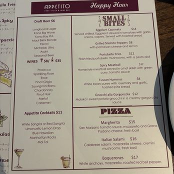 Appetito Craft Pizza & Wine Bar - Italian Near Me - Honolulu, Hawaii Appetito Craft Pizza & Wine Bar - Italian Near Me - Honolulu, Hawaii