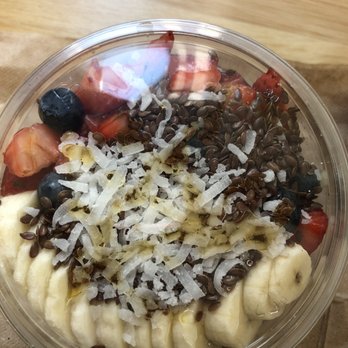 SoBoL - Açaí Bowl with whole Vs. Ground Flaxseeds. - Acai Bowls Near Me - Mamaroneck, New York