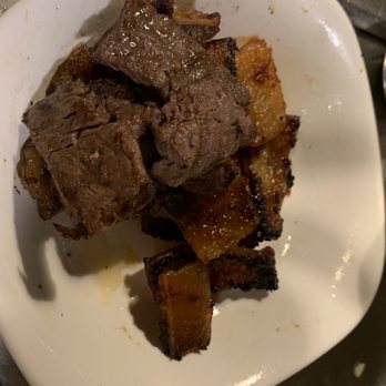 Moon BBQ - Sirloin and pork skin. Pork skin was not good - Korean Near Me - Gardena, California Moon BBQ - Sirloin and pork skin. Pork skin was not good - Korean Near Me - Gardena, California