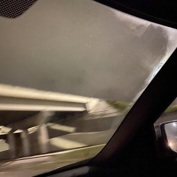 ProntoWash - What my windshield looked like in the early morning light - Car Wash Near Me - Brandon, Florida