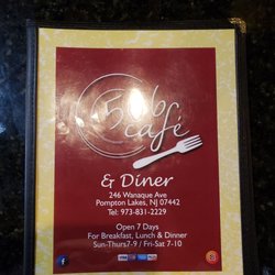 506 Cafe - Menu Front Cover