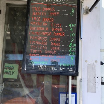 Ventura’s Taco - Dinner specials menu - Food Trucks Near Me - Milwaukee, Wisconsin Ventura’s Taco - Dinner specials menu - Food Trucks Near Me - Milwaukee, Wisconsin