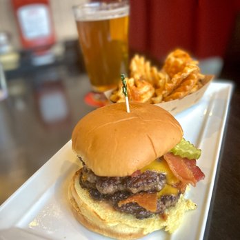 Ballston Local - Burger and beer combo with fries - Burgers Near Me - Arlington, Virginia Ballston Local - Burger and beer combo with fries - Burgers Near Me - Arlington, Virginia