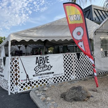 ABVE The Basics - Banner Sign Outside - New Mexican Cuisine Near Me - San Jose, California