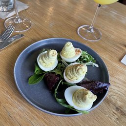 Truffle Deviled Eggs Truffle Deviled Eggs