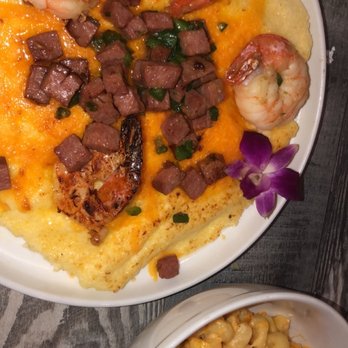 Sweet T's Southern Eatery - Shrimp & Grits Baked Mac & Cheese - Soul Food Near Me - Montclair, New Jersey