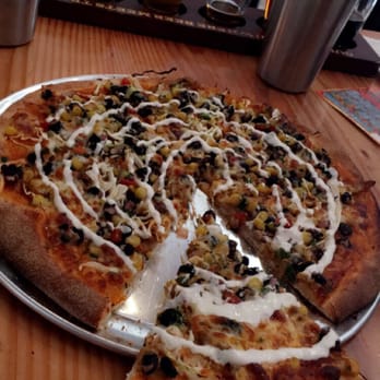 High Alpine Brewing - Eldorado Pizza (of the Week) shredded pork, corn salsa, black beans. It was pretty good. But, like everything, it could've use some guac. - Pizza Near Me - Gunnison, Colorado High Alpine Brewing - Eldorado Pizza (of the Week) shredded pork, corn salsa, black beans. It was pretty good. But, like everything, it could've use some guac. - Pizza Near Me - Gunnison, Colorado