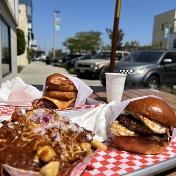 Corner Burger - Breakfast burger, cowboy burger, chili fries - Burgers Near Me - Lawndale, California