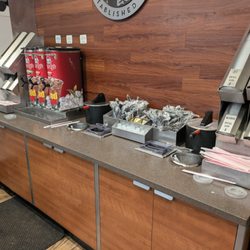 Wendy's - Condiments station at Wendy's, Henderson