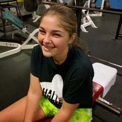 Marzarella Fitness & Sports Conditioning - 12 year old Sara Dente, basketball player and strength athlete.