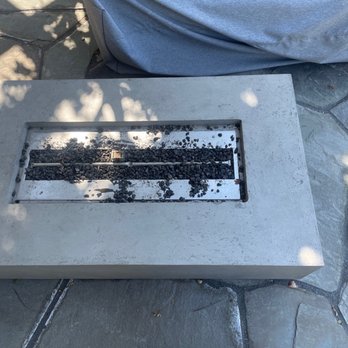 Terra Outdoor Living - Fire pit by American Fire Designs with the one measly bag of lava rocks - Furniture Stores Near Me - Mountain View, California Terra Outdoor Living - Fire pit by American Fire Designs with the one measly bag of lava rocks - Furniture Stores Near Me - Mountain View, California