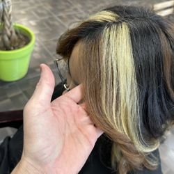 SOGO Hair Salon - Calico hair for GenZ. This new hair type trend fits for teenager and Gen Z. 2026 . Ryan for questions and consultation 714-230-9689.