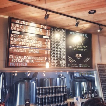 Old Coast Ales - Craft beer menu behind bar - Beer Bar Near Me - St Augustine, Florida Old Coast Ales - Craft beer menu behind bar - Beer Bar Near Me - St Augustine, Florida