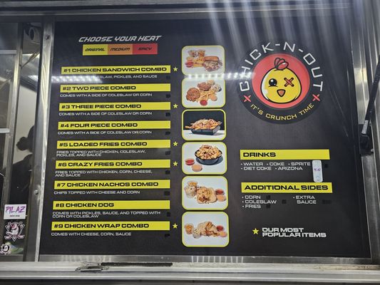 Menu photo 1 Chick-N-Out Anaheim, CA