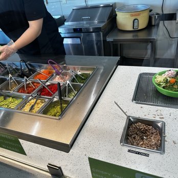 Ahipoki - toppings station/order area - Poke Near Me - Elk Grove, California
