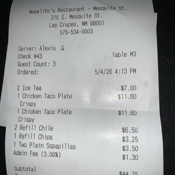 Nopalito Restaurant - Photo - Mexican Near Me - Las Cruces, New Mexico