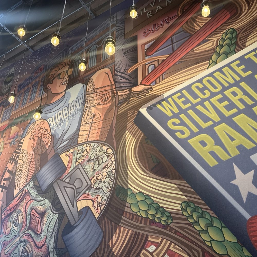 Silverlake Ramen - Wall Mural Inside - Ramen Near Me - Burbank, California Silverlake Ramen - Wall Mural Inside - Ramen Near Me - Burbank, California