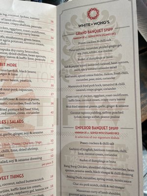 Menu photo 3 White + Wong's Auckland, AUK Menu photo 3 White + Wong's Auckland, AUK