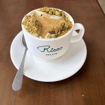 Ricco Gelato - Pistachio Affogato - Gelato Near Me - Ladera Ranch, California Ricco Gelato - Pistachio Affogato - Gelato Near Me - Ladera Ranch, California