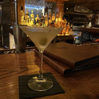 Clementine's Maison - Dirty Goose Martini with Blue Cheese stuffed olives - French Near Me - Osage Beach, Missouri Clementine's Maison - Dirty Goose Martini with Blue Cheese stuffed olives - French Near Me - Osage Beach, Missouri