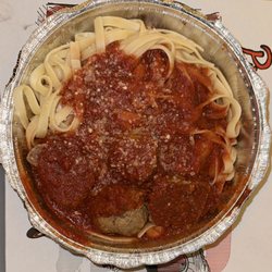 Vinny's Pizza & Pasta - Meatball Fettuccine Pasta