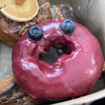 Knead Donuts & Tea - Blueberry Donut, Maple Bacon - Donuts Near Me - Long Beach, California Knead Donuts & Tea - Blueberry Donut, Maple Bacon - Donuts Near Me - Long Beach, California