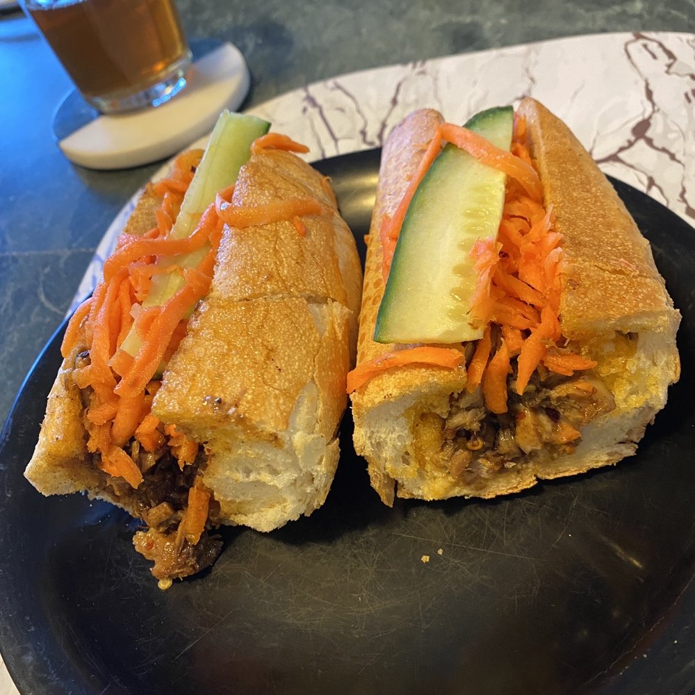 five spice pork belly banh mi five spice pork belly banh mi