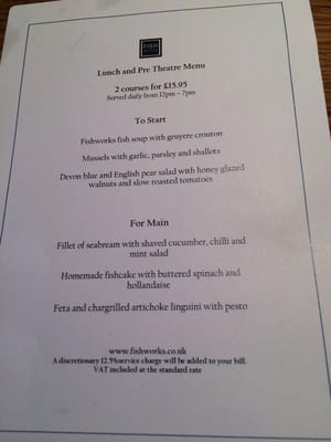 Menu photo 8 FishWorks London, XGL