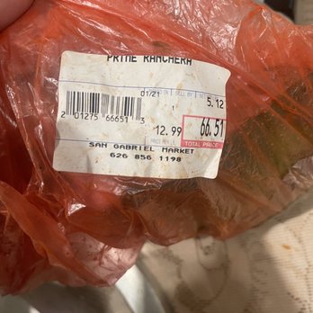 San Gabriel Market - 5 lbs of meat..  it was actually 4 and 1 lb of unwanted veggies. - Meat Shops Near Me - Baldwin Park, California