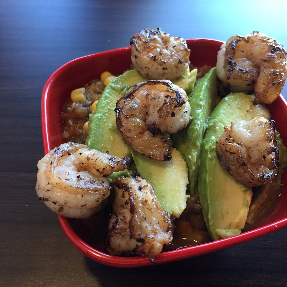 Red Panka - Power quinoa with shrimp - Peruvian Near Me - Redlands, California Red Panka - Power quinoa with shrimp - Peruvian Near Me - Redlands, California