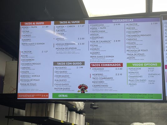 Menu photo 3 La Salsa Verde Dallas, TX
