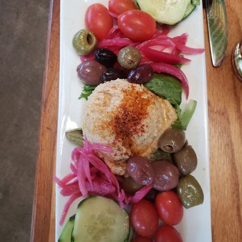 Boulder Dushanbe Teahouse - Hummus plate - Tea Rooms Near Me - Boulder, Colorado