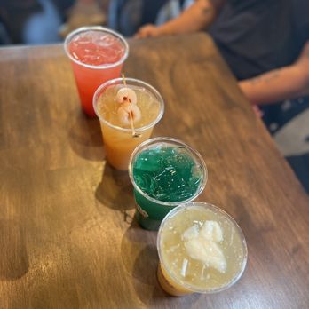 OMELI Kitchen - Strawberry Lemonade, Tra Le Chi ( Lychee Peach Iced Tea, Guanabana Fruit Tea, Pacific Ocean - Vietnamese Near Me - Fullerton, California OMELI Kitchen - Strawberry Lemonade, Tra Le Chi ( Lychee Peach Iced Tea, Guanabana Fruit Tea, Pacific Ocean - Vietnamese Near Me - Fullerton, California