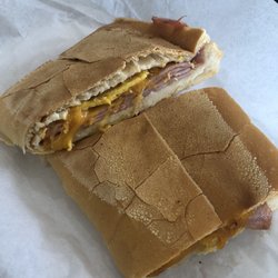 Panaderia Rica Dona - Ham, cheese and egg sandwich