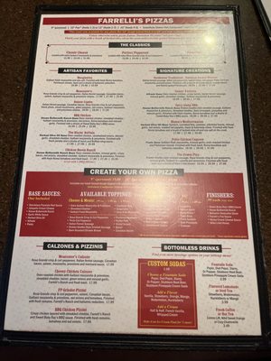 Menu photo 1 Farrelli's Pizza Lacey, WA Menu photo 1 Farrelli's Pizza Lacey, WA