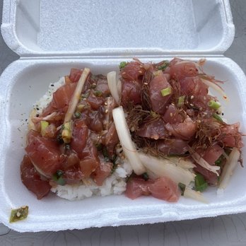 Aloha Poke - Ginger shoyu and ahi limu - Hawaiian Near Me - Waianae, Hawaii Aloha Poke - Ginger shoyu and ahi limu - Hawaiian Near Me - Waianae, Hawaii