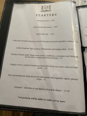 Menu photo 3 101 Talbot Restaurant Dublin, D Menu photo 3 101 Talbot Restaurant Dublin, D