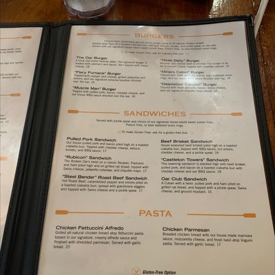 Menu photo 7 Broken Oar Restaurant Moab, UT