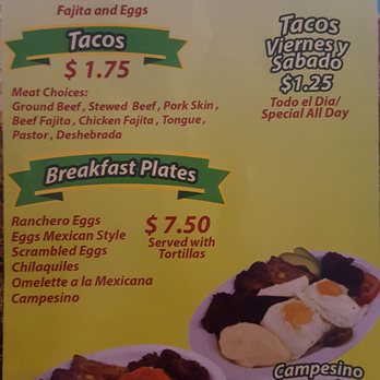 La Campina - a menu for a mexican restaurant - Mexican Near Me - Houston, Texas La Campina - a menu for a mexican restaurant - Mexican Near Me - Houston, Texas