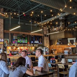 Blackwood BBQ - Interior shot, love the reclaim of materials.