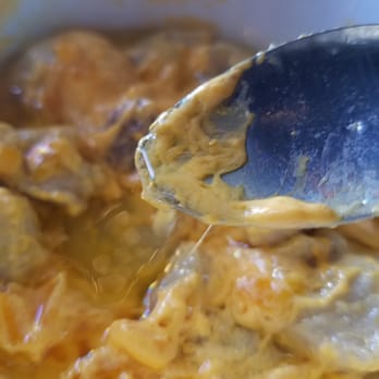Pel Meni Dumpling Tzar - Layer of oil that is not emulsified...the pelminis were just swimming in oil - Russian Near Me - Seattle, Washington