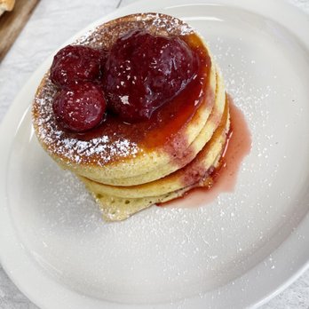 Cafe Weekend - Classic breakfast: Strawberry Pancake - Breakfast & Brunch Near Me - Allston, Massachusetts Cafe Weekend - Classic breakfast: Strawberry Pancake - Breakfast & Brunch Near Me - Allston, Massachusetts
