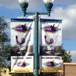 Sharp Printing - The Fishers Renaissance Faire is always a blast - so happy to be a part by printing off these pole banners!