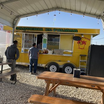 Taqueria El Palmar - You of the taco truck from underneath their covered area - Mexican Near Me - Jarrell, Texas Taqueria El Palmar - You of the taco truck from underneath their covered area - Mexican Near Me - Jarrell, Texas