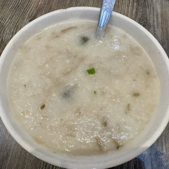 Hong Kong Cafe - Thousand-year-old egg congee (juk) - Noodles Near Me - Richmond, California