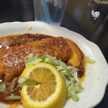 Casa Calaca - Ala carte cheese enchilada - Mexican Near Me - Salida, Colorado
