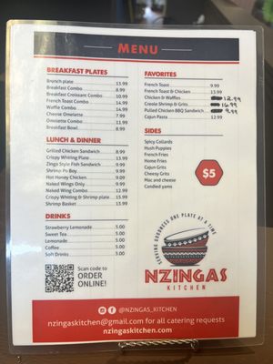 Menu photo 2 Nzinga's Kitchen Durham, NC