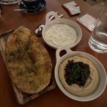 Mama Mezze - tzatziki & mushroom hummus - Mediterranean Near Me - New York, New York