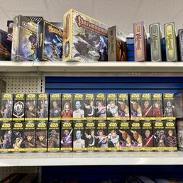 Aisles of card / board games