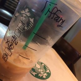 Toffeenut Iced Coffee with extra cream Toffeenut Iced Coffee with extra cream